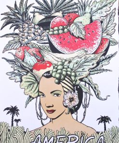 Fernando Bellver - "América" serie Continentes, serigrafía