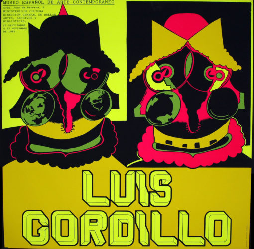 Luis Gordillo - Cartel litográfico