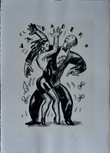 Javier de Juan, El Varadero, serigrafía, numerado y firmado a lápiz, 70x50 cms.  (1)