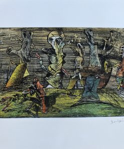 Bonifacio - "Cazadores" grabado aguafuerte