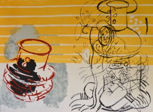 Grau Xavier, litografía, numerada y firmada a lápiz 26-99, 55x76 cms.  (3)