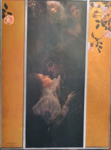Klimt Gustav - Love Cartel original realizado para el Museo de HIstoria de Viena. 71,50X53,50 cms. (4)