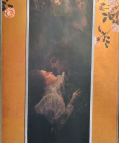 Gustav Klimt - "Love" cartel original realizado para el Museo de Historia de Viena, editado por la Galerie Welz de Salzburg.