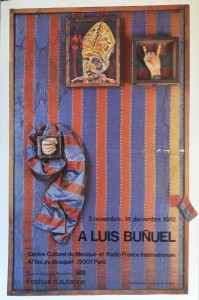 Buñuel Luis, cartel original homenaje celebrado en 1.982. 69x45 cms (2)