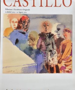 Jorge Castillo - "Familia del circo" cartel original exposición en Galería Torre Baró de La Selva del Camp Tarragona en 2013