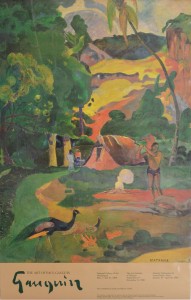 Gauguin Paul, Matamoe, cartel original exposición en el Metropolitan Museum New York, 99x64 36  (1)