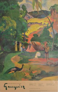 Gauguin Paul, Matamoe, cartel original exposición en el Metropolitan Museum New York, 99x64 36 (1)