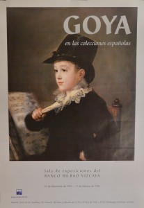 Goya Francisco de cartel original exposición Goya en las collecciones españolas, 97x68 16 (1)