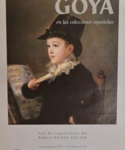 Francisco de Goya - "Goya en las colecciones españolas" cartel original exposición en 1996