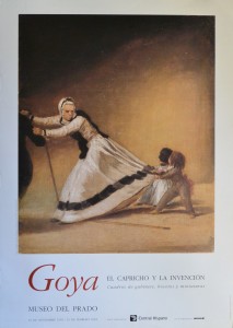 Goya Francisco de, cartel original exposición de 1.994, 68x48 cms (2)