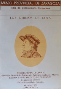 Goya Francisco de, cartel original exposición dibujos de Goya en 1.978 61x42, 6 (3)