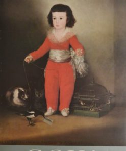 Francisco de Goya, "Retrato de D. Manuel Osorio Manrique", cartel original exposición en el Metropolitan Museum New York en 1.995.