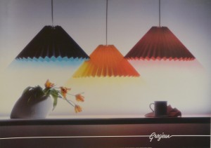 Grosjean, Lamp light, poster original, 62x86 cms (1)