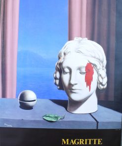 René Magritte - " La Memoire IV" cartel original exposición en la Fundación Juan March en 1.989