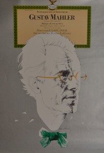 Mahler Gustav, cartel original concierto en Gran Fenice Venecia, 101x69 cms 36  (5)