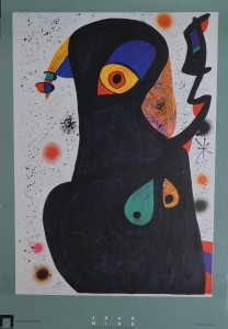 Miró Joan, cartel original exposición Viaggio delle Figure en Castello de Rivoli, 99x68 cms. 40 (3)