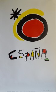 Miró Joan cartel original promoción marca España. 100x62 cms (2)