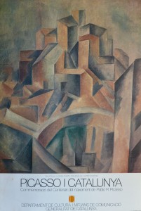 Picasso Pablo cartel original celebración centenario. La bassa d´Horta. 80x54 cms (1)