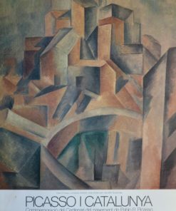 Pablo Picasso. "La bassa d´Horta". Cartel original celebración centenario
