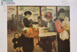 Picasso Pablo cartel original exposición Ludwig Collection en el Museo Picasso Barcelona, 68x99 26 (1)