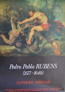 Rubens Peter Paul , cartel original exposición homenaje en 1.977. 70x50 cms (2)
