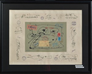 Saura Antonio serigrafía edición 165 ejemplares. obra 59x78 cms. y enmarcado 78x98 cms. numerado y firmado a lápiz (5)