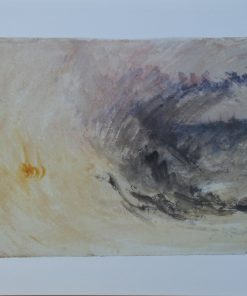 J.M.W. Turner - "Oleada en una tempestad" reproducción en cartulina editado por la Fundación Juan March