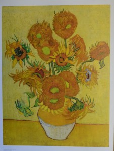 Van Gogh Vincent , reproducción Los Girasoles, 70x50 cms (1)