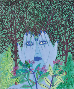 Pilar Coomonte - "Presencia azul en el bosque"