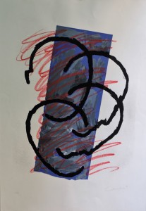 Canogar Rafael, Homenaje a Julio Gonzalez, litografía, materia y collage, firmada y numerada 52-95 a lapiz  99x69 cms. 1 (6)