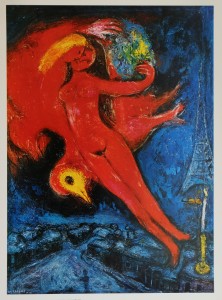 Chagall Marc, Model Rouge, reproducción 68x50 16 (2)