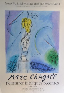Chagall Marc, peinture bibliques recéntes, cartel original edición litográfica, 76x52 cms. 200 (5)