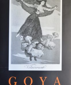 Francisco de Goya - "Volaverunt" cartel original de la exposición Goya grabador en la Fundación Juan March en 1.994