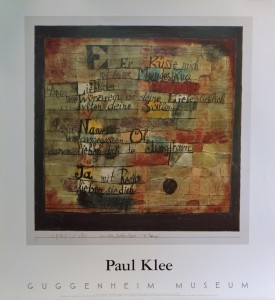 Klee Paul, From the song of songs, cartel original exposición en el Guggenheim Museum, 72x66 cms. 22 (5)