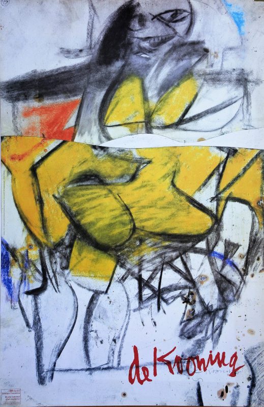 Willem de Kooning "Woman I" cartel original editado por Willem de Kooning "Woman I" cartel original editado por