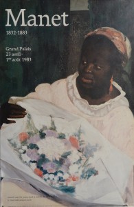 Manet Edouard, l´Olympia, fragmento, cartel original Grand Palais, 60x40 26 (3)