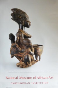 Mother and child, cartel original exposición National Museum of African Art en el Smithsonian Institute Washington (1)