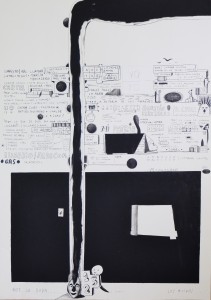 Pagola Javier, 2000, serigrafía ante la duda.... los ruidos. 99x69 cms. 500 (4)