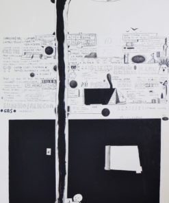 Javier Pagola, "Ante la duda.... los ruidos" serigrafía