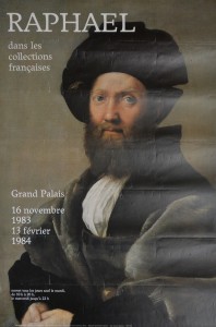 Rafael Sanzio, cartel original exposición Raphael dans les collections françaises, 59x40 cms 22 (2)