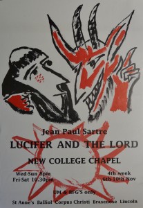 Sartre Jean Paul, cartel original Lucifer and the Lord, 60x42 16 (3)