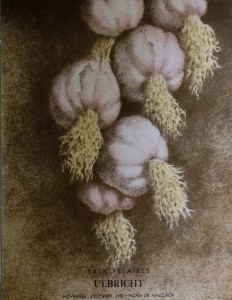 Ulbricht John, cartel original exposición en la sala Pelaires, 65x50 cms. 30 (1)