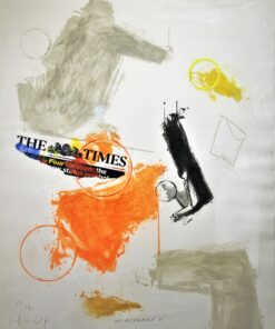 Joaquin Capa - "Newspaper II" aguafuerte y aguatinta