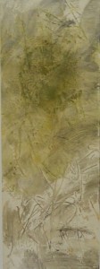 Ciria Jose Manuel, abstracto I, técnica mixta cartulina, enmarcado, obra 70x25 cms. y con marco 92x46 cms. 1200 (10)