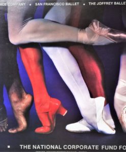 Kenn Duncan - "The National Corporate fund for dance" cartel original publicado por Romm Lande International Arts ltd. USA