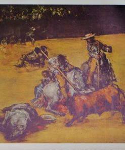 Francisco de Goya - "Escena de toros" reproducción editado por el Museo del Prado