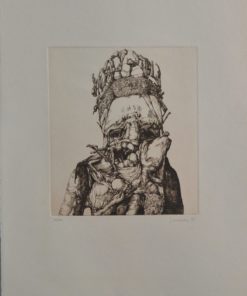 José Hernandez - "Personaje putrefacto" grabado