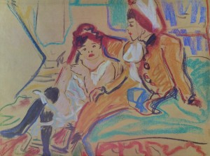 Kirchner Erns Ludwig, , Frauen, 82x61 cms. 16 (3)