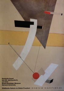 Lissitzky Lazar, Proun 12E, cartel original exxposición Deutche Kunst Städe Frankfurt, 84x55 cms. 22 (2)