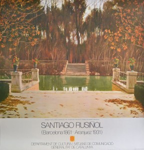 Rusiñol Santiago, Jardines de Aranjuez, 68x66 cms, 12 (1)